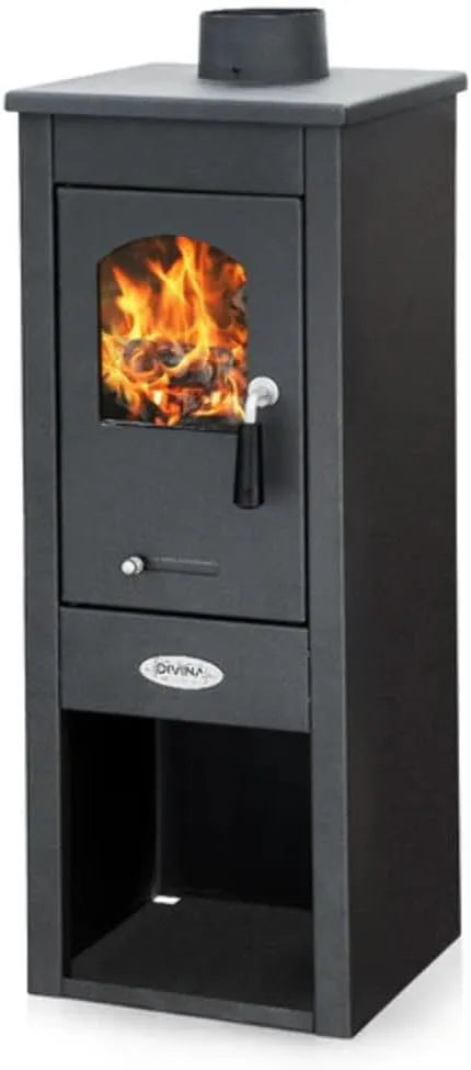 Holzofen, Marta 5-7 kW in Schwarz anthrazit