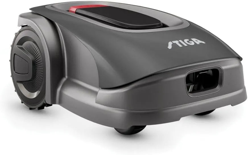 Stiga A 8, bis zu 800 m², kabellos, App-gesteuert, Farbe Grau oder in Schwarz, Autonomer Mähroboter, AGS & GPS-RTK Navigation