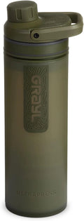 16,9 oz Wasserreiniger & Filterflasche für Wandern GRAYL UltraPress, Rucksackreisen, Survival, Olive Drab