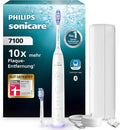 Philips Modell, Sonicare elektrische Zahnbürste 7100 HX7420/02, Andruckkontrolle, SmarTimer, Modell, Neue Technologie, Schallzahnbürste mit App, Weiß