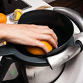 Entsafter TM6 TM5, Dampfentsafter Orangenpresse Granatapfelpresse, mit Ebook Rezeptheft Orangenpresse elektrisch Zitruspresse