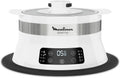 Moulinex Modell, 8 Betriebsprogramme VJ504010, Steam Up Dampfgarer, einfache Reinigung, einfache Aufbewahrung, Nährstoffe, Rezeptheft weiß