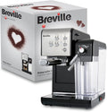 Modell Latte II Espresso 15-bar-Profipumpe VCF108X Breville Prima, Latte- und Cappuccino-Maschine, und Milchaufschäumer, Silber
