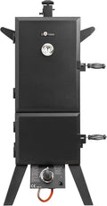 Gasgrill AY 3172, 4,4 kW leistungsstark, Portland XL von El Fuego Smoker Grill Grillwagen BBQ, mit Thermometer, große Garkammer