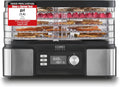Caso DH 450 Dörrautomat DH 450 D, Timer einstellbar von 0,5 ‐ 48 h, Temperatur individuell einstellbar von 30 ‐ 70 °C, für z.B. Obst, Gemüse