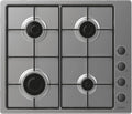 Candy Kochfeld CHW6LBX/4U2, Idea CHW6LBX, Breite 60 cm, 7,2 kW Leistung, 4U2 Gaskochfeld, 4 Flammen, 2 Gitter, Modell CHW6LBX, anpassbar an Butangas