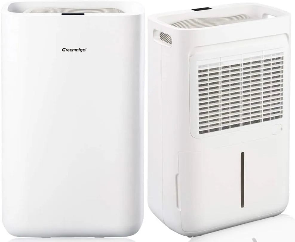 Luftentfeuchter max.50m, 24h Elektrischer Entfeuchter Entfeuchtungsleistung Raumgröße max.50m², Fassungsvermögen 13L, 13L/24h, Wohnung, Schimmel