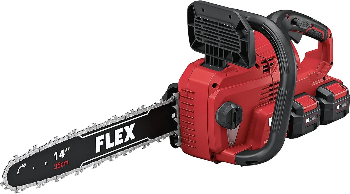 Akku-Kettensäge 531276 Flex, Sägeschwert ca. 35 cm, Spannung 18 V, Bürstenloser Motor, ergonomisches Griffrohr