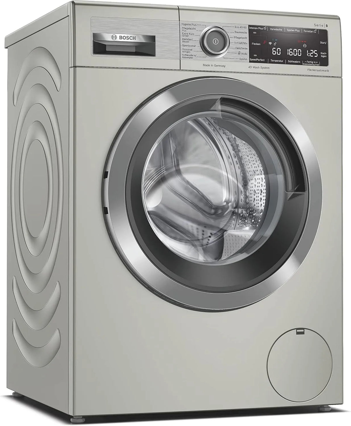 Bosch Waschmaschine WAX32MX2 1600, Fleckenautomatik entfernt 4 Fleckenarten, UpM, Serie 8,10 kg, AquaStop Schutz gegen Wasserschäden