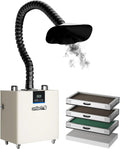 Rauchabsorber inklusive Fernbedienung 300W 467m3 LSP-300 4-Stufen-Filter OMTech Rauchabsauger, 467m3/h