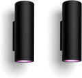 Philips Modell 2er, Hue Appear White and Color Ambiance, dimmbar, kompatibel mit Amazon Alexa, Pack, bis zu 16 Mio. Farben, steuerbar via App, Echo